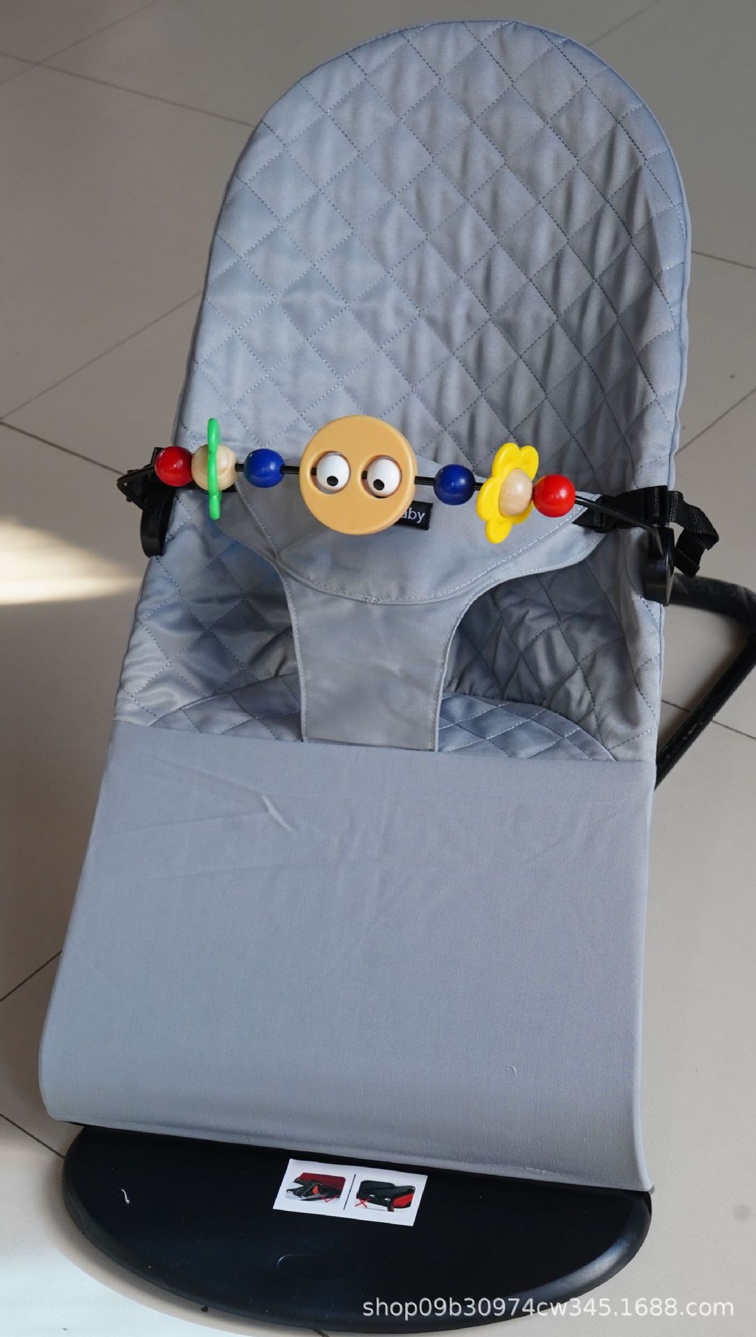 Silla de mecedor para bebés, silla de descanso para bebés, silla de descanso plegable, silla de mecedor ajustable image 48
