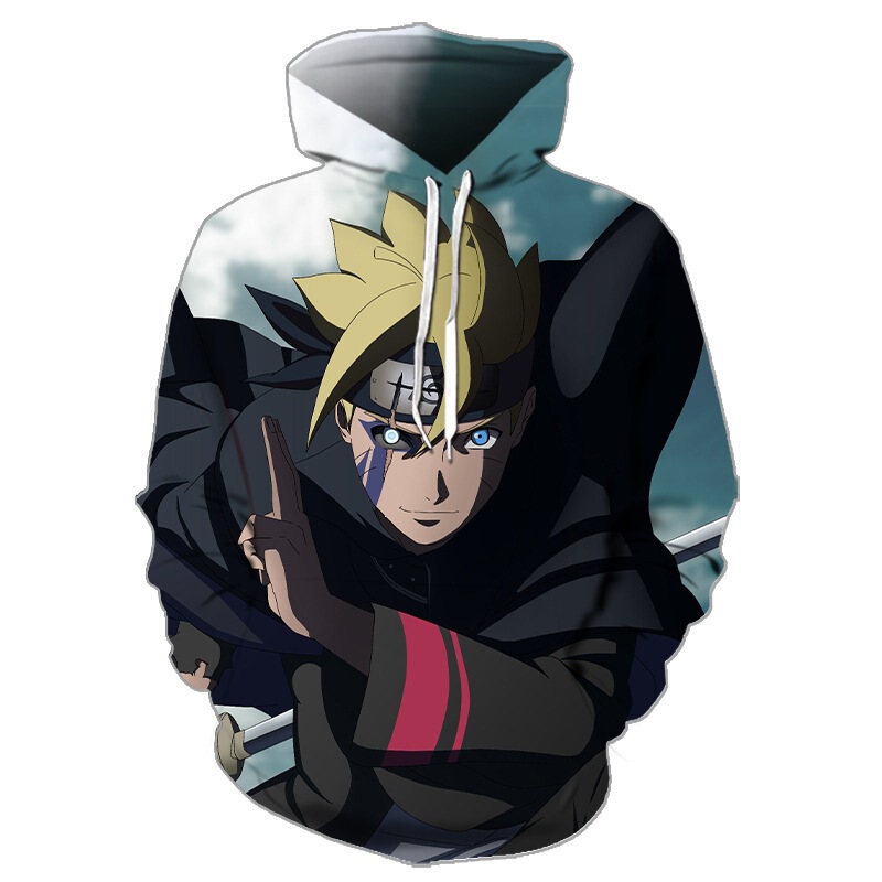 QC Autumn 2021 New Product Naruto 3D Sweatshirt Digital Print Pullover Men's Casual Hoodie One Size QC Autumn 2021 New Product Naruto 3D Sweatshirt Digital Print Pullover Men's Casual Hoodie One Size