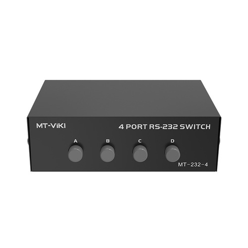 Matrox Switcher serial port converter 4 in 1 out COM port 9-pin shared adapter 4 in 1 out 232-4 switcher
