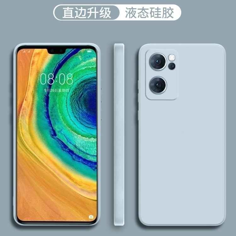 适用opporeno14魔方仿液态硅胶手机壳直边防摔realme14手机保护套