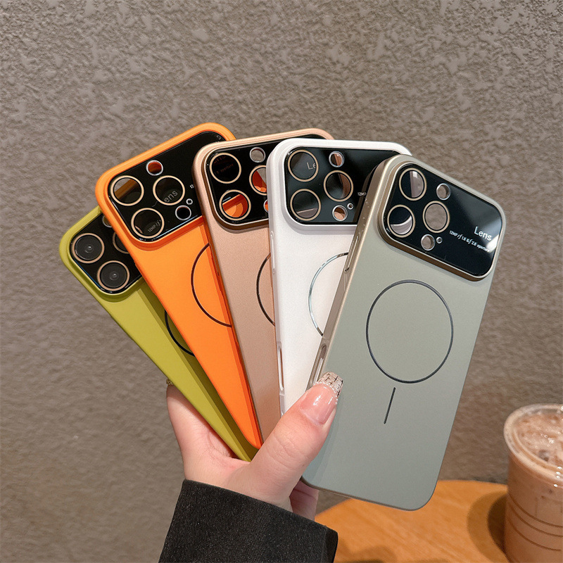 适用大视窗护镜苹果iPhone17promax手机壳新款Magsafe磁吸17air壳|undefined