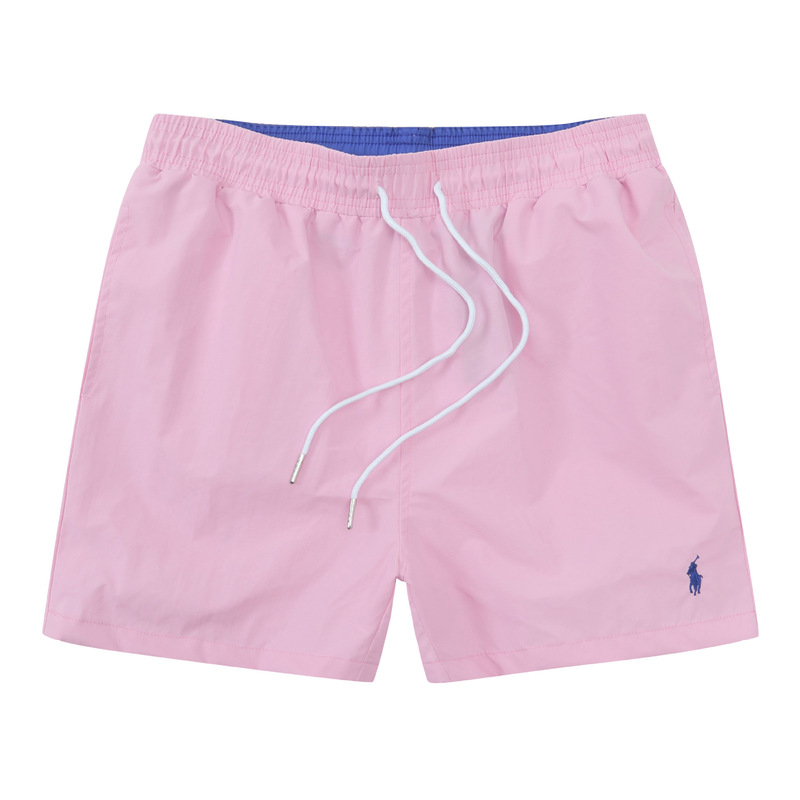 New Men's Shorts, Three-Quarter Length Pants, Summer Casual Sports Solid Color Men's Quick-Dry Beach Shorts, Short-Sleeved Swim Trunks