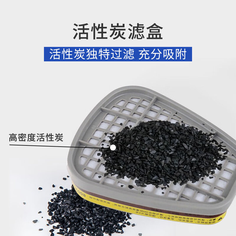 3M 6003CN material de filtro activo ácido orgánico pintura de aerosol de gas máscara protectora caja de filtro con máscara de gas