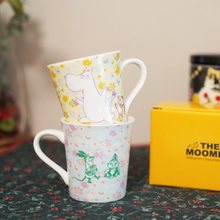 日本山加商店姆明Moomin日式釉下彩插画陶瓷情侣马克杯子对杯礼盒