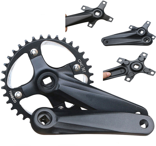 GANOPPER mountain bike crank chainring 104BCD bicycle non-integrated chainring 32/34/36/38t