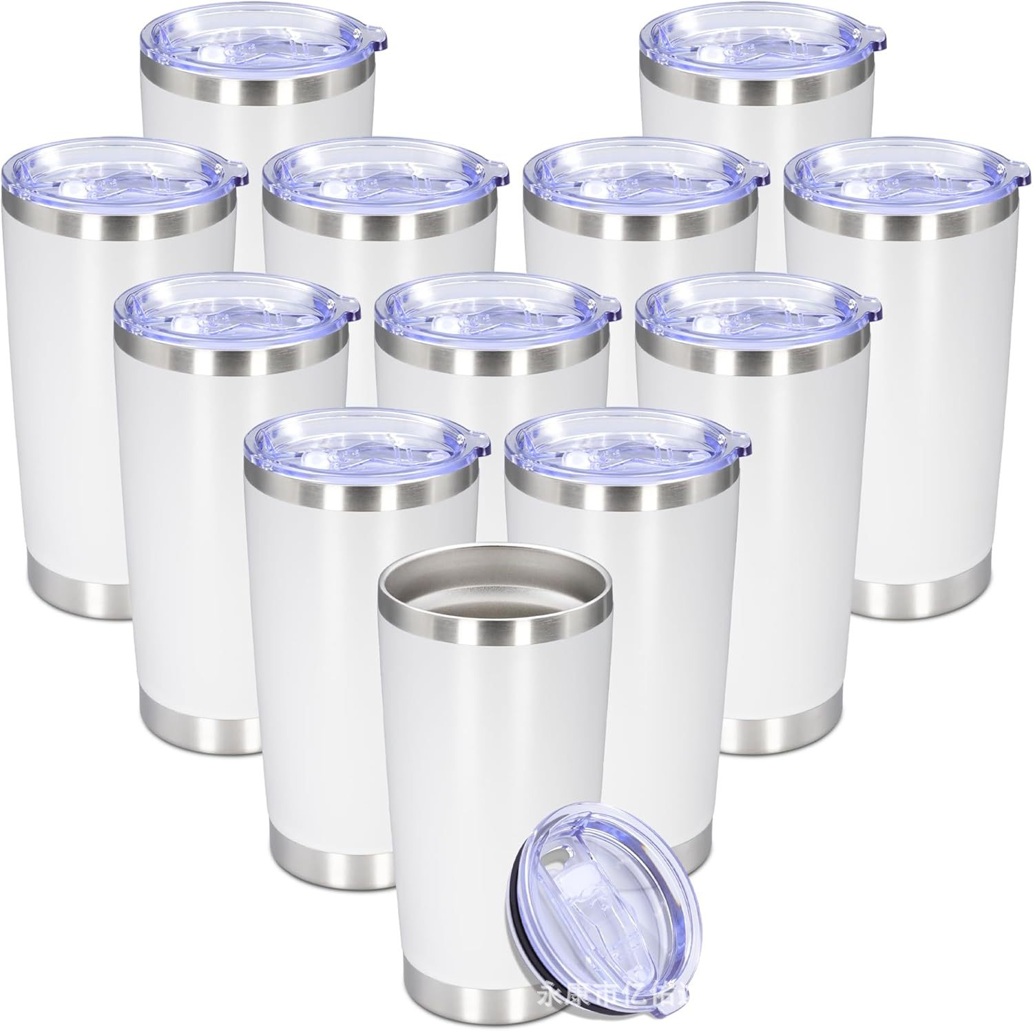 Ventas transfronterizas calientes 304 taza de aislamiento térmico de acero inoxidable de doble vacío de 20oz taza de aislamiento térmico portátil de automóviles de hielo