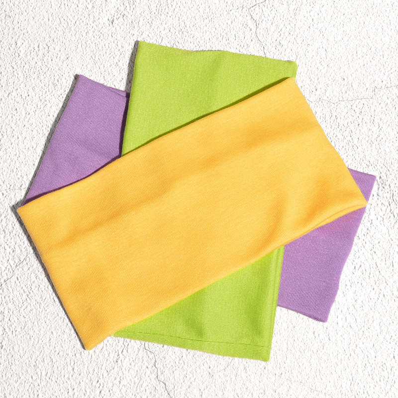 27g Weight Headwear Classification Wedding, Travel Occasion Geometric Pattern Unisex Gender Sky Blue, Pink, Purple, Red, Green, Yellow, Black Color Sweat-absorbent Sports Solid Color Knitting Wide Headband Wholesale Accessories Nihaojewelry 2
