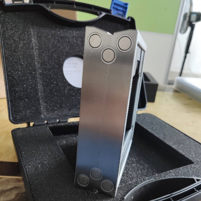 ROCKLE德国磁性框式水平仪4223/200水平尺长宽200mm-0.02mm/m精度