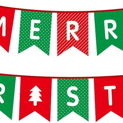 クロスボーダーのクリスマスの装飾は旗を掛けて卒業するパーティーのシーンを手配します。|undefined