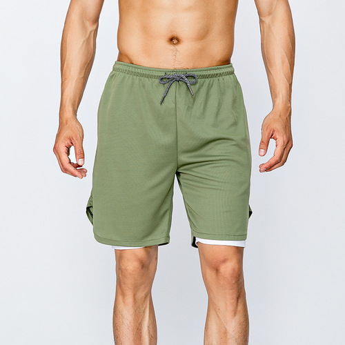 Summer sports shorts for men, lined with anti-glare, quick-drying, running, marathon and track pants, men's fitness training