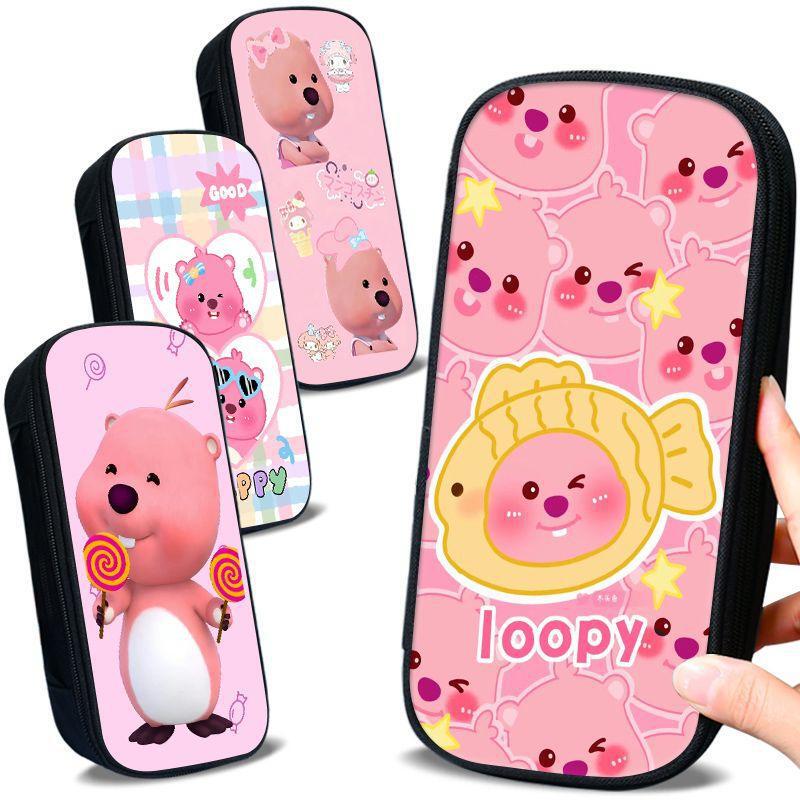 Fun Large-Capacity Pencil Case for Elementary School Students, Ruby Beaver Stationery Box for Boys and Girls, Popular on Instagram, Niche Fun Large-Capacity Pencil Case for Elementary School Students, Ruby Beaver Stationery Box for Boys and Girls, Popular on Instagram, Niche