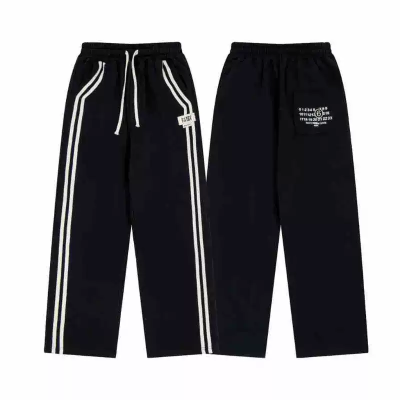 Спортивные штаны oversize для отдыха с вышивкой, эластичный пояс, чёрные, размеры S–XL