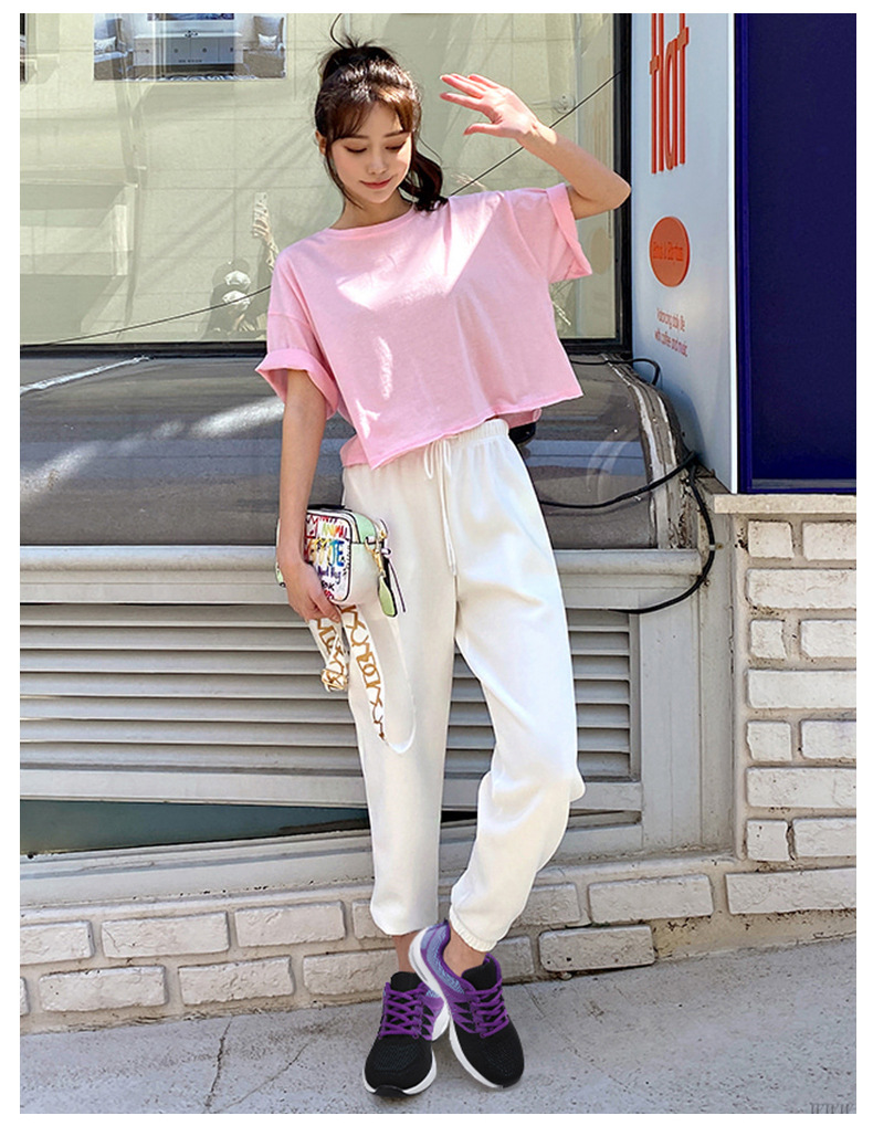 2025 Spring And Autumn New Flat Sneakers Fashion Casual Running Korean Style Women's Sports Shoes_vogvips.com