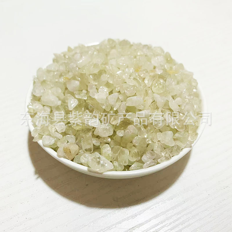 卸売り天然水晶砕石粉紫黄水晶七色水晶水槽植木鉢装飾消磁水晶砕石|undefined