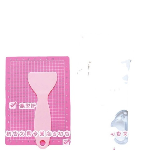 Handbook set Accounting tools pen knife backing board scissors rubber stamp carving knife blade tweezers tool set cross-border