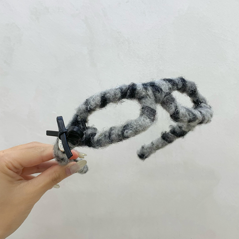 Corea del Sur Dongdaemun nuevo patrón de leopardo envuelto gafas de cabello en el diseño de estilo estilo de cabello de cabello joyas de cabello