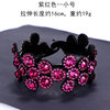 Sophisticated hairgrip, hair accessory, ponytail, Pilsan Play Car, new collection, flowered, Korean style