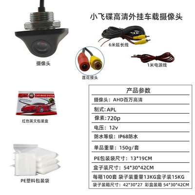 Saucer Starlight Night Vision, Vehicle camera