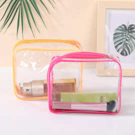 厂家定制新款防水洗漱包 户外旅行便携化妆用品收纳袋PVC包装袋