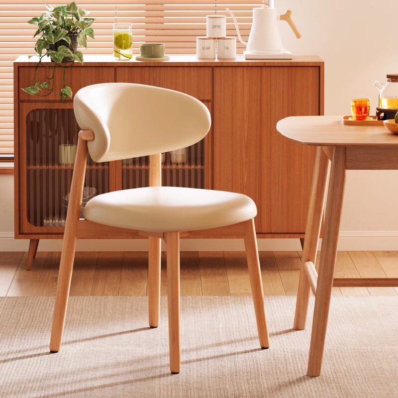 Italian Style Light Luxury Modern Simple Iron Dining Chair Home Restaurant Dining Chair Nordic Style Designer High-End Backrest Chair