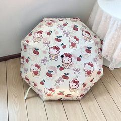 ハローキティ 全自動傘 学生用 晴雨兼用 折りたたみサンシェード ビニール日焼け止め UV日傘 イン