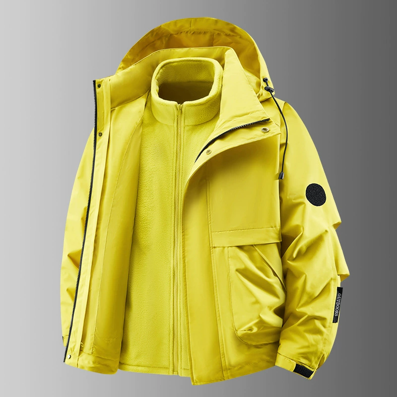 2025 новая однотонная куртка мужская с капюшоном круглый вырез мужская и женская куртка популярная весенняя куртка для весны и осени