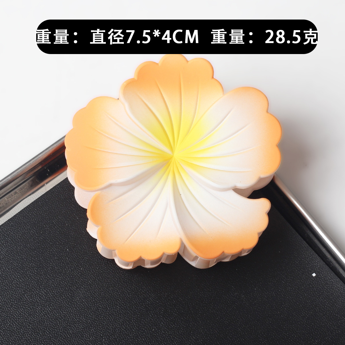 Venta caliente transfronteriza moda Mori pequeña fresca y dulce color caramelo flor enrollable pinza pinza para el cabello con sentido avanzado accesorios para el cabello