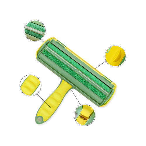 Pet cleaning sticky brush dog hair cat hair roller brush dust removal hair sticky device sofa carpet electrostatic hair suction device