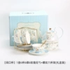 ★☆【Wide Mouth Cup】1 flower teapot, 6 cups, 6 saucers, 6 rose spoons + threaded six-cup holder (color box)★☆
