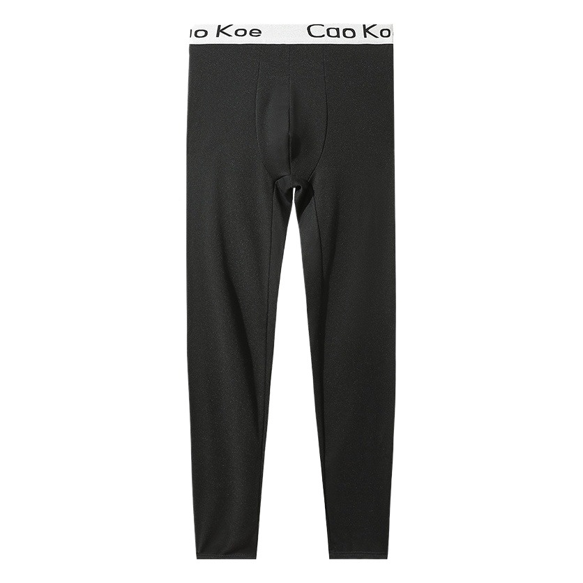 Pantalones cálidos de otoño e invierno para hombres de Long Johns nuevos pantalones largos forrados con forro polar sin costuras pantalones calientes para hombres pantalones largos engrosados para hombres