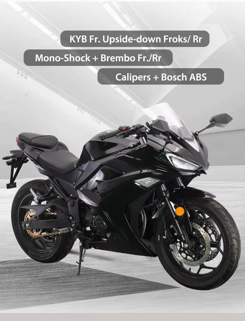 New Xixi Brand New V6 Motorcycle Sports Car Large Displacement Adult Cool High-Speed Motorcycle Racing Air-Cooled Water-Cooled