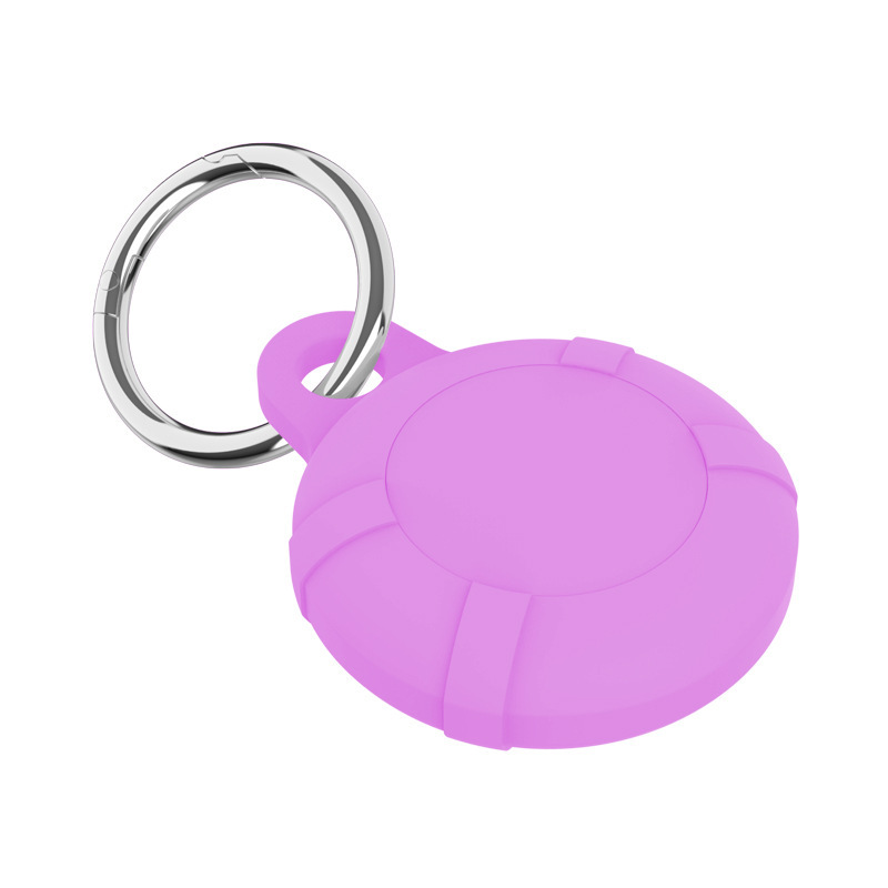 Aplicable a Apple Airtag funda protectora localizador rastreador anti-perdida llavero impermeable todo incluido funda protectora