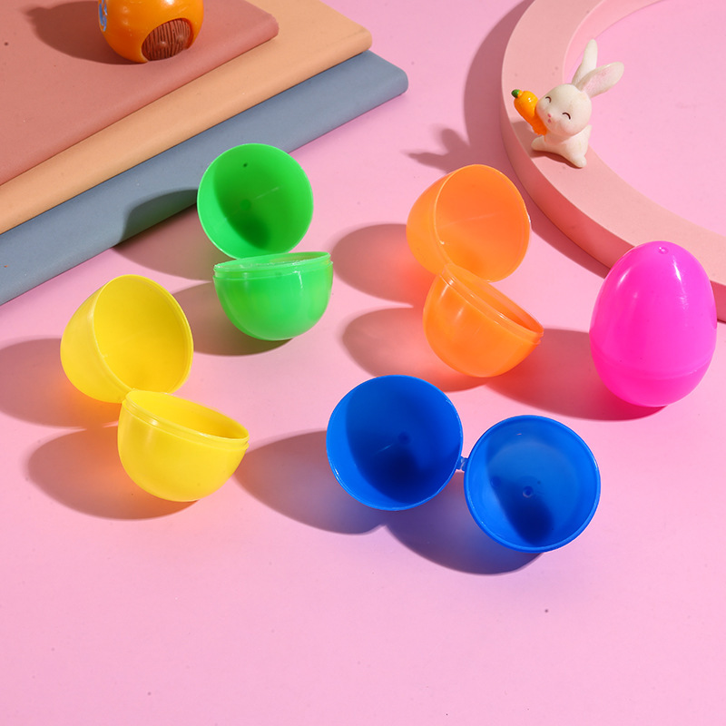 Easter Egg Shell Easter Egg 4*6cm Egg Shell Plastic Duck Egg Shell Surprise Easter Egg Toy Easter Egg Shell