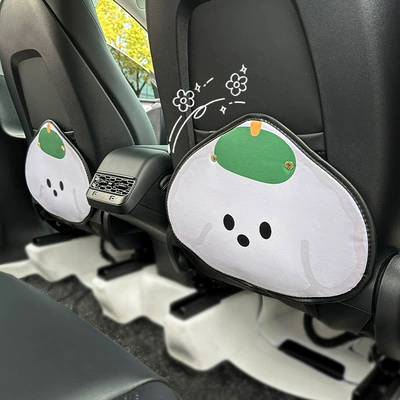 Hat Puppy Car Anti-kick Pad: Chair back anti-kick pad