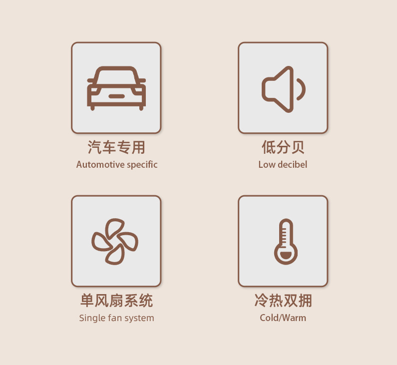 6L portable car refrigerator, small mini cooling unit, mini refrigerator, car cooler box, bicycle model hot and cold box