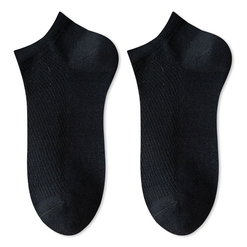 Cotton summer knee socks, absorbs sweat and smell, mid-length, wholesale