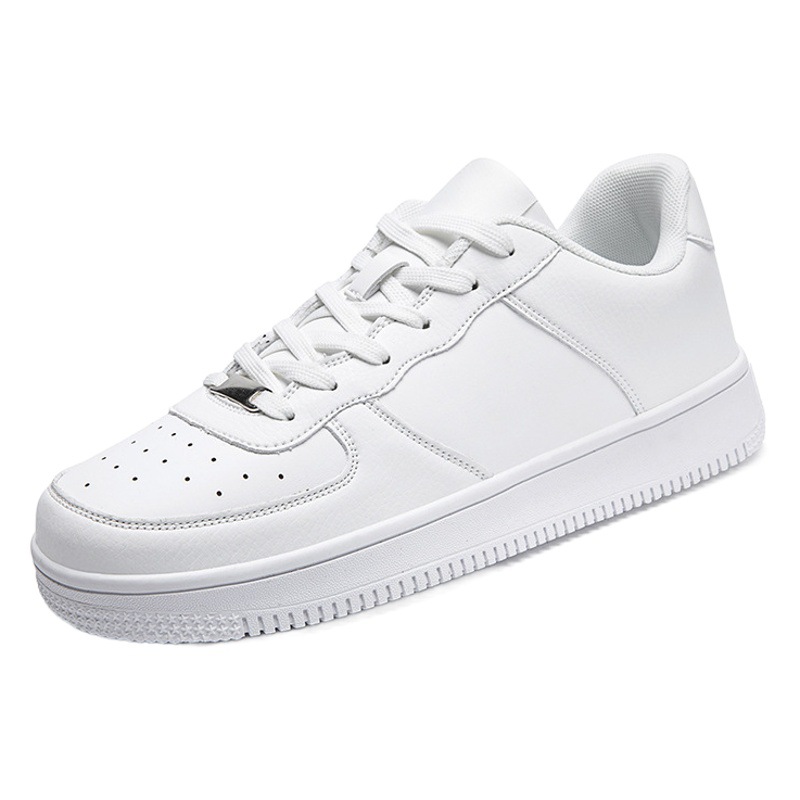 Zapatos blancos de los hombres transpirable versátil deportes casual pareja zapatos de mesa más tamaño Putian AJ Fuerza Aérea N ° 1 zapatos de skate