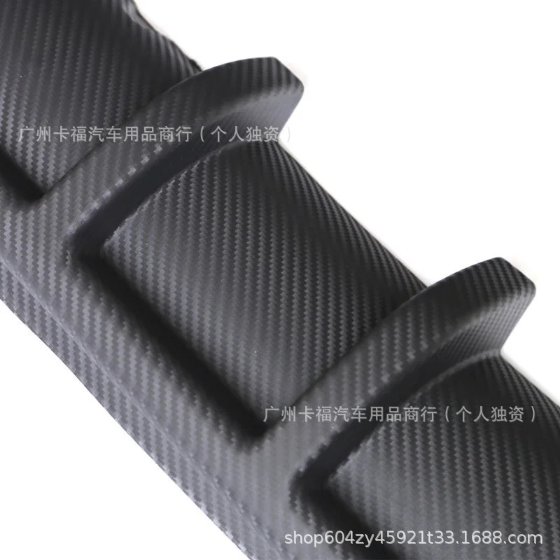 Universal Car Modified Rear Bumper 67cm Spoiler Surround Wind Deflector Shark Fin Rear Surround Deflector