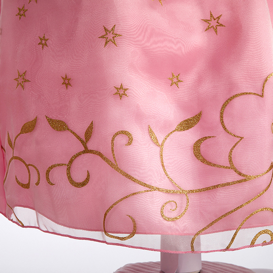 Princess Cartoon Flower Cotton Blend Girls Dresses display picture 7