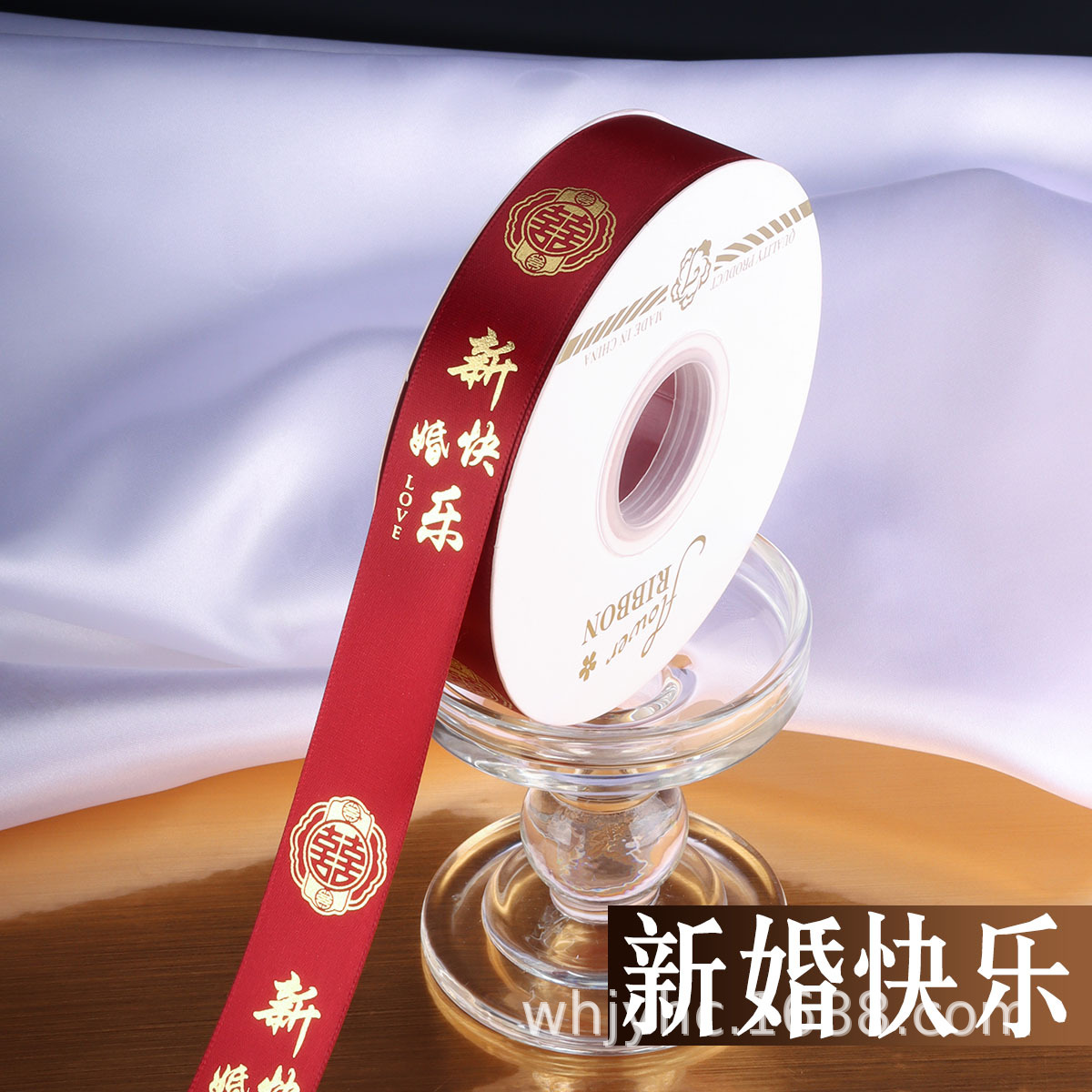 Cinta DE BODA venta al por mayor bronceado cinta de poliéster regalo de boda caja de dulces decoración vendaje para hornear cinta de pastel