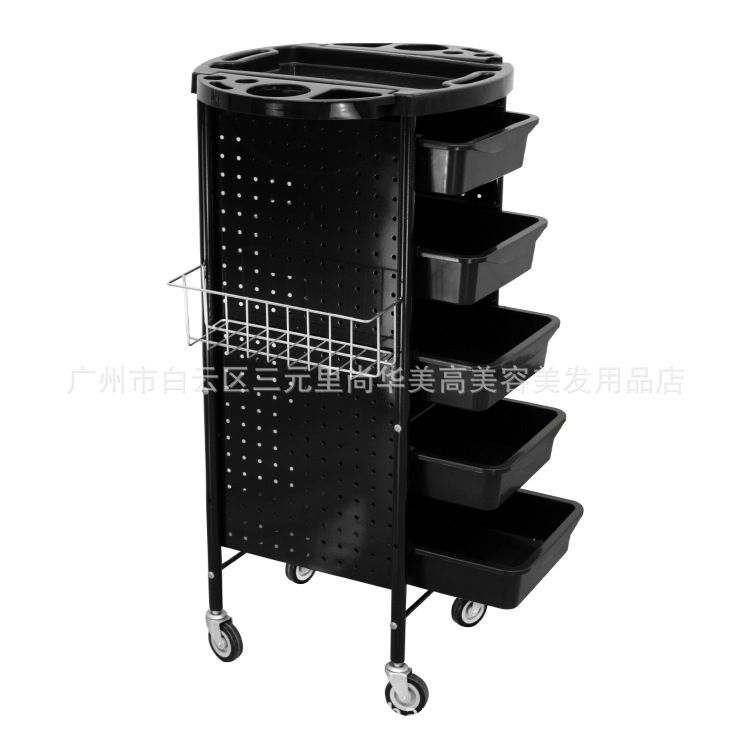 Carro con cajones para peluquería o salón de belleza, móvil