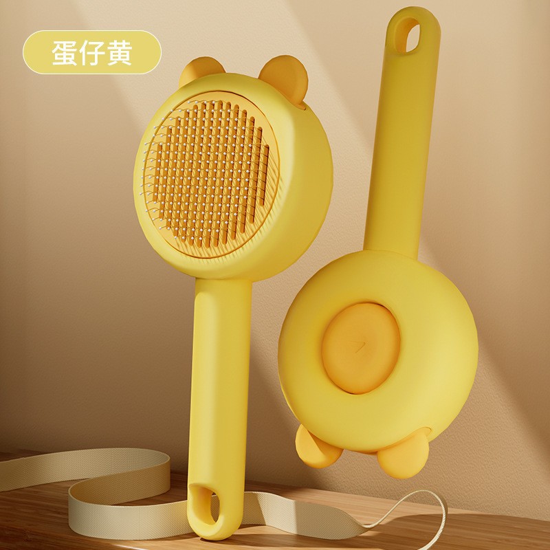 고양이 귀-단지 노란색