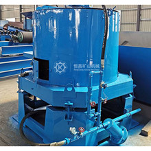 中大型选金离心机日处理1000吨粗选富集设备配套摇床精选金矿溜槽