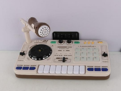 Transfronterizo multifuncional Bluetooth DJ reproductor de discos para niños simulación para principiantes instrumentos musicales juguetes para niños