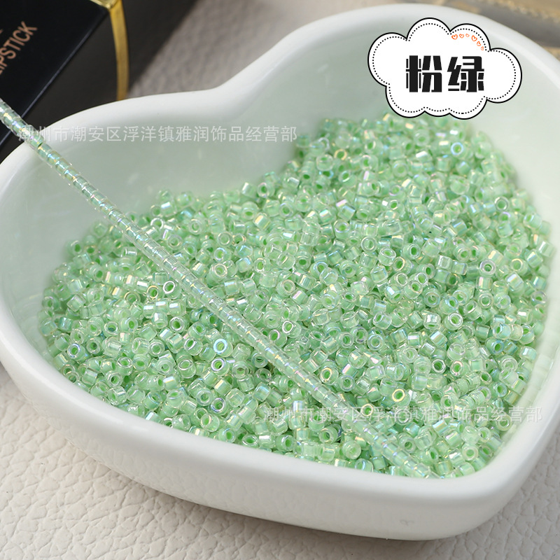 (2개) 슈퍼 우수한 국내 2MM 팬텀 모조 골동품 쌀 비즈 수제 DIY 손으로 짠 비즈 프랑스어 자수 컴파일 비즈 쥬얼리 루스 비즈