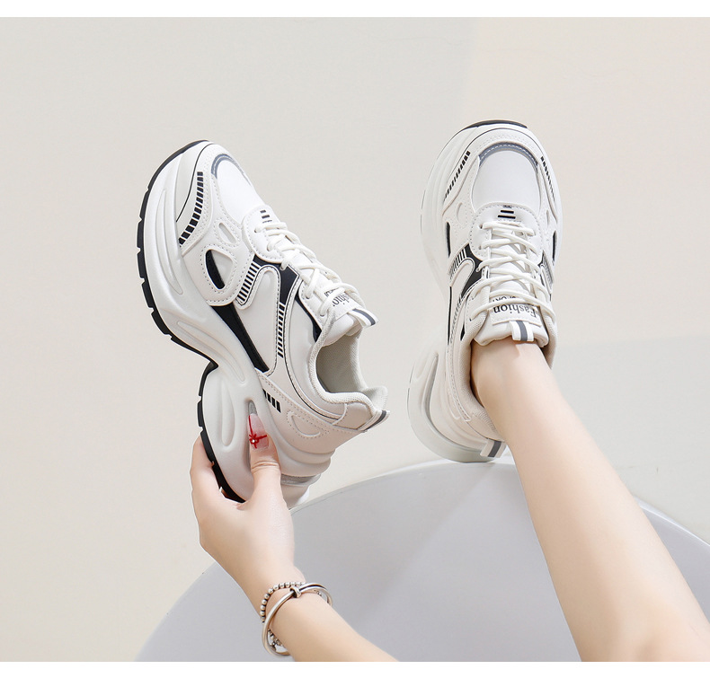 Ins version coréenne mesh papa pour femmes 2024 automne nouvelle étudiante respirante sport chaussures décontractées à la mode HB312_voghion.com