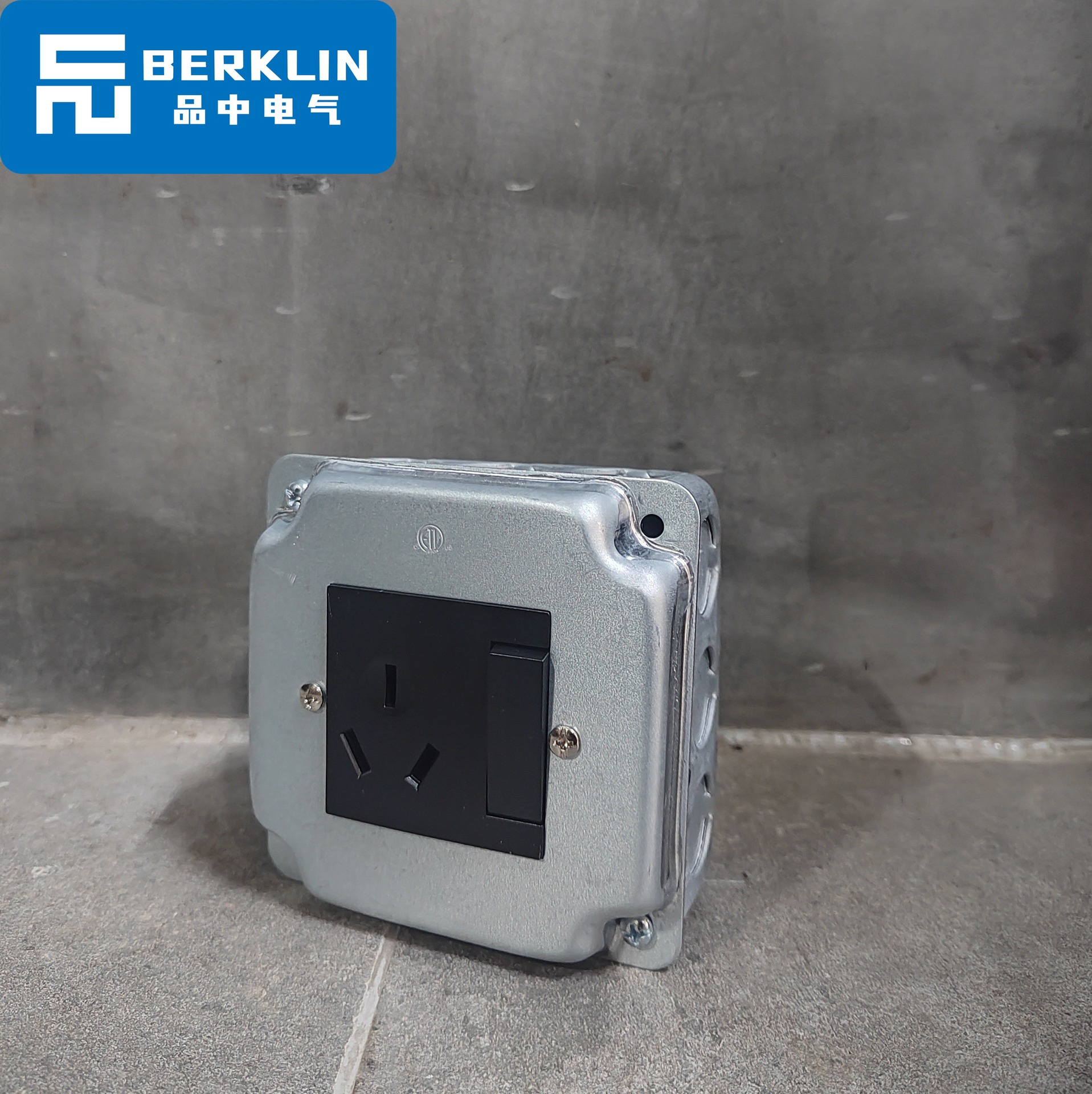 Interruptor de toma de aire industrial de Berklin ventilador de cemento abierto ventilador de cinco agujeros retrógrado galvanizado una cuenta de doble control dos o tres enchufes image 54