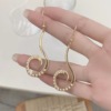 Advanced small design earrings from pearl, high-quality style, simple and elegant design, trend of season, wholesale