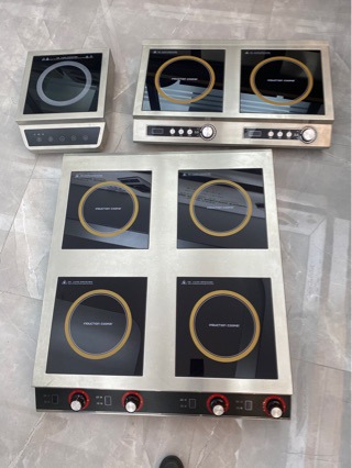 Induction Cooker Commercial Double-Head Four-Head Single-Head Induction Cooker Canteen Kitchen School Canteen Factory Canteen