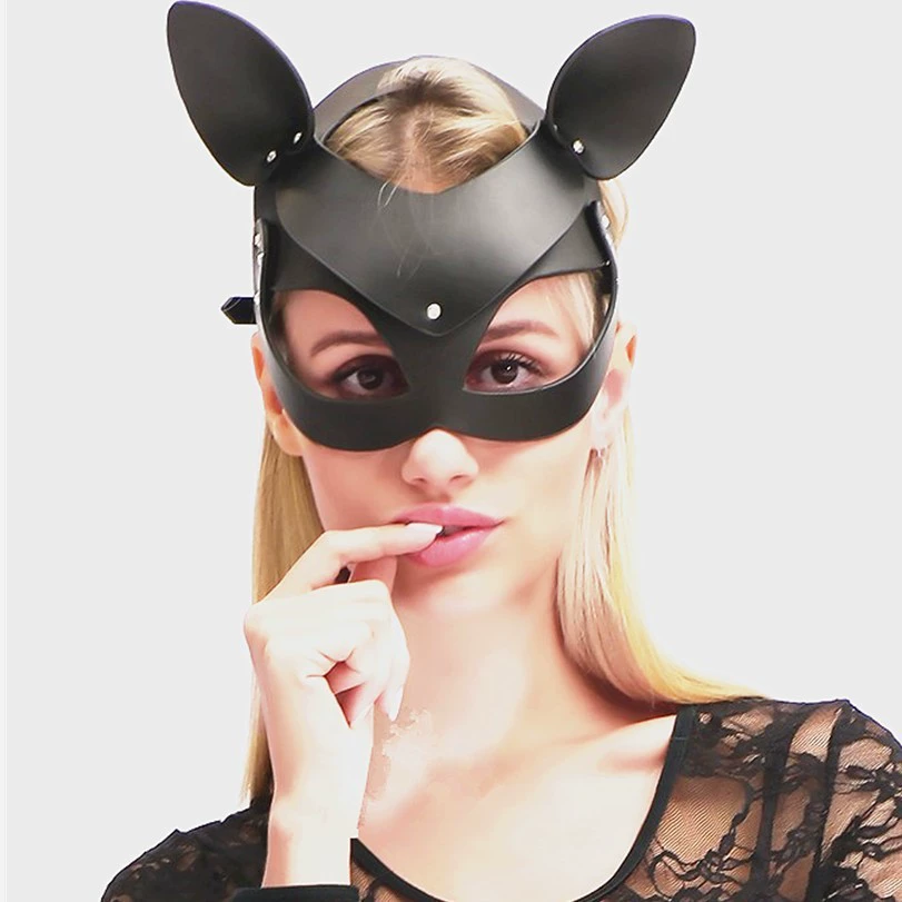 Оптовая продажа сексуальных головных уборов дьявола, альтернативных игрушек для флирта, страстных головных уборов для орального флирта, маски для глаз, маски для лица для пар